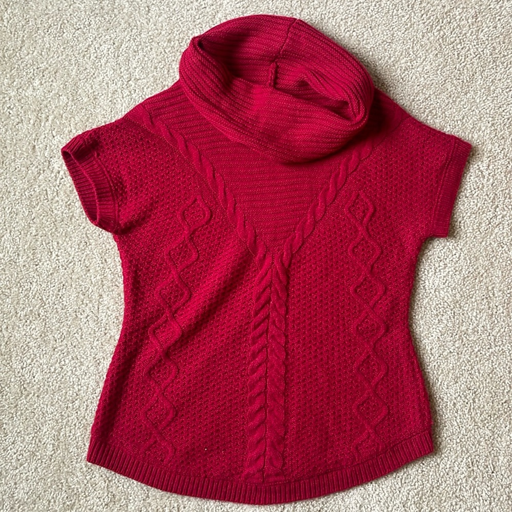 Knitted turtle neck sweater